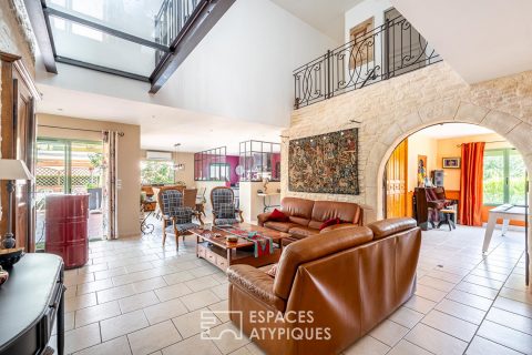 Villa avec jardin et piscine au coeur de Pommiers