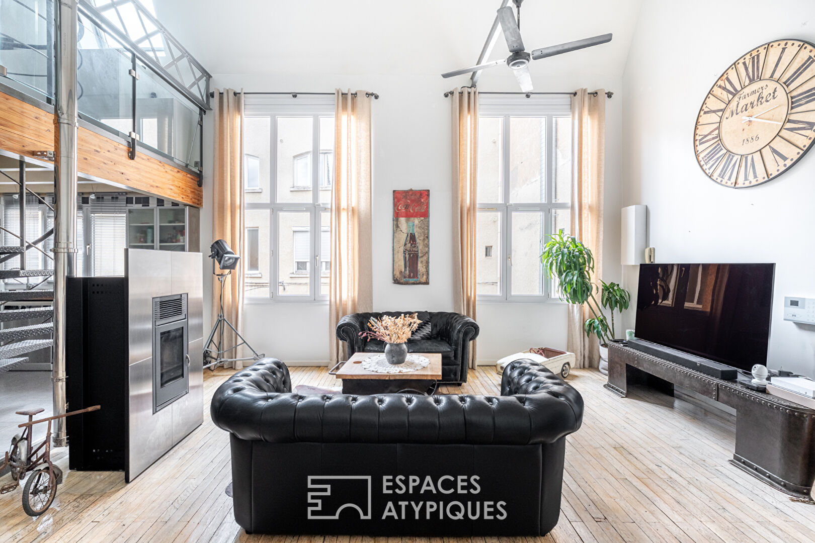 Loft dans un ancien atelier de couture
