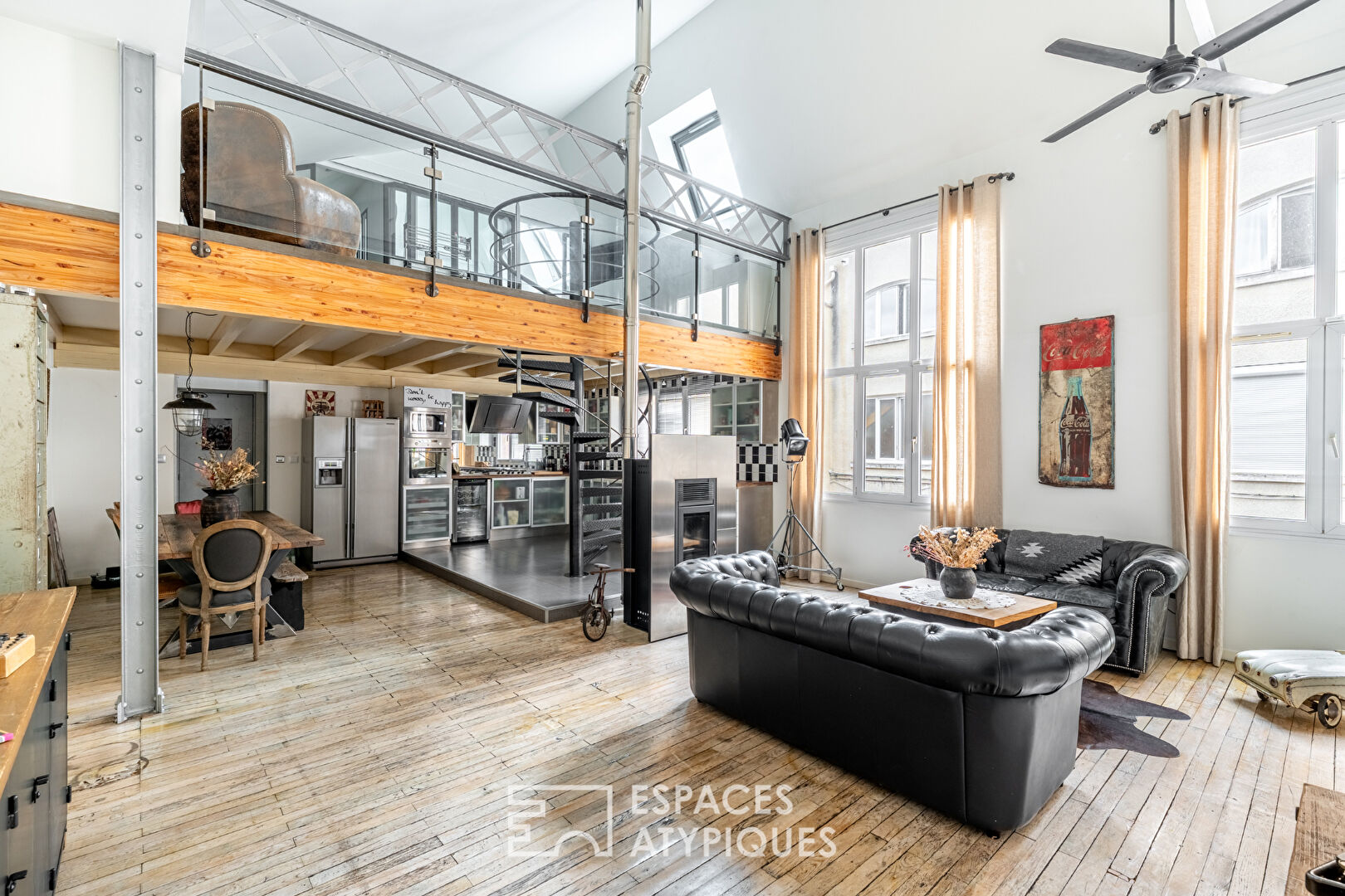 Loft dans un ancien atelier de couture