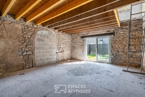Duplex à repenser avec jardin à Anse