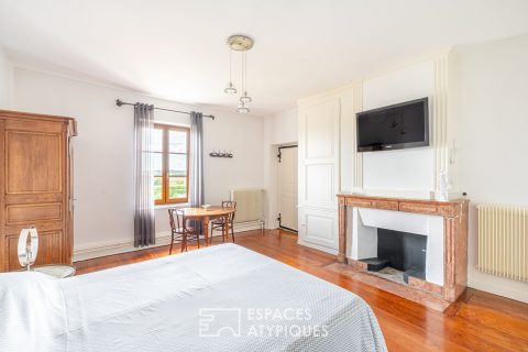 Maison de caractère avec jardin proche Belleville en Beaujolais