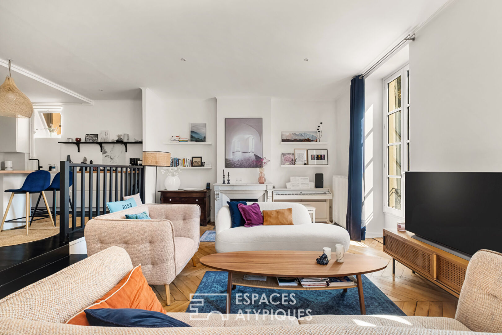 Appartement ancien rénové avec balcon