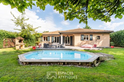Single-story house on the outskirts of Belleville-en-Beaujolais