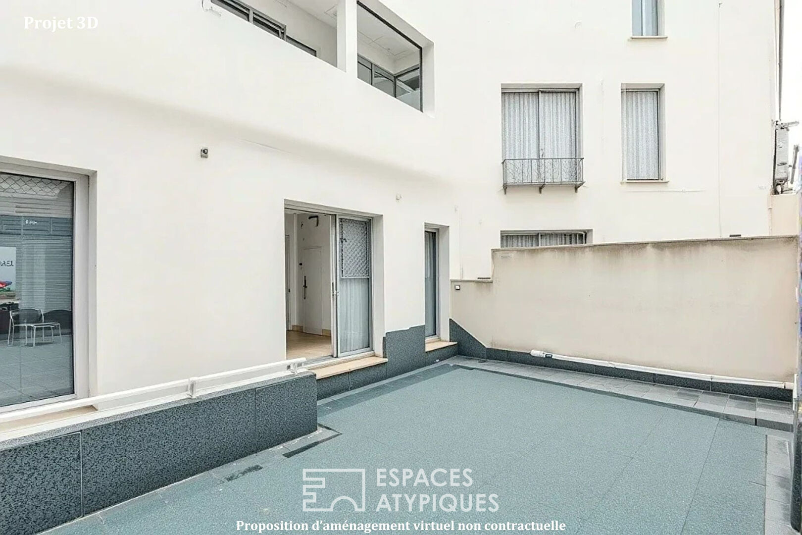 Appartement en centre-ville avec terrasse