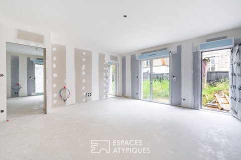 Garden level apartment in the city center