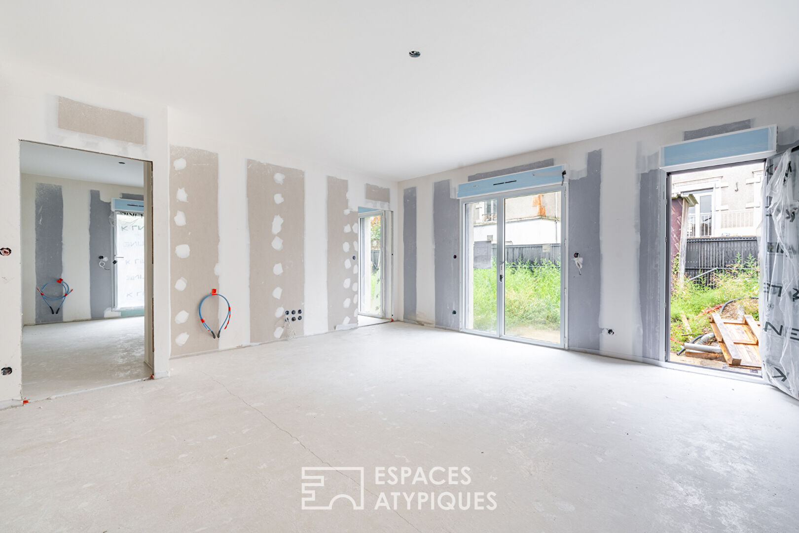 Garden level apartment in the city center