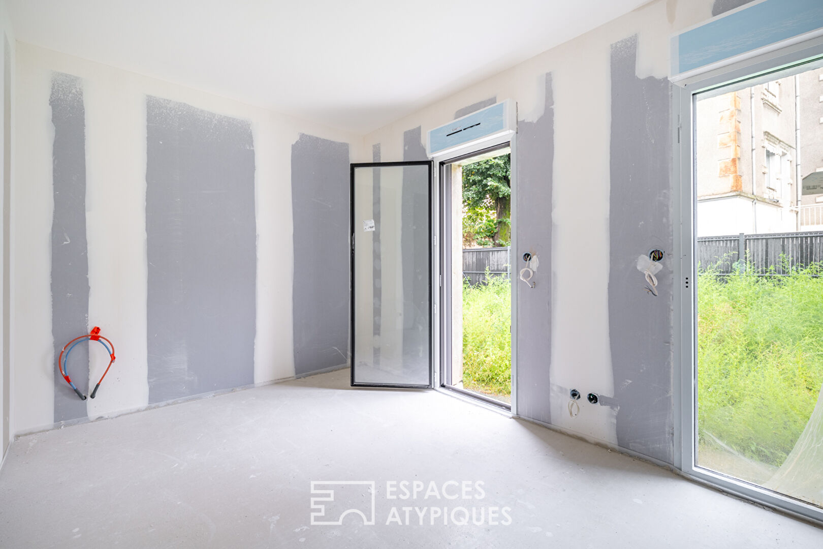 Garden level apartment in the city center