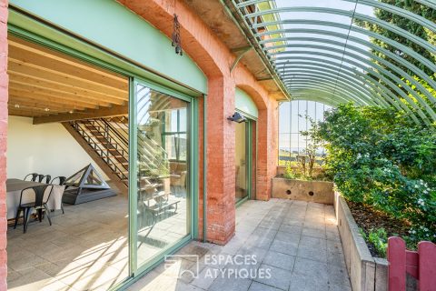 Propriété de caractère sur les hauteurs de Fleurie avec piscine et vue imprenable