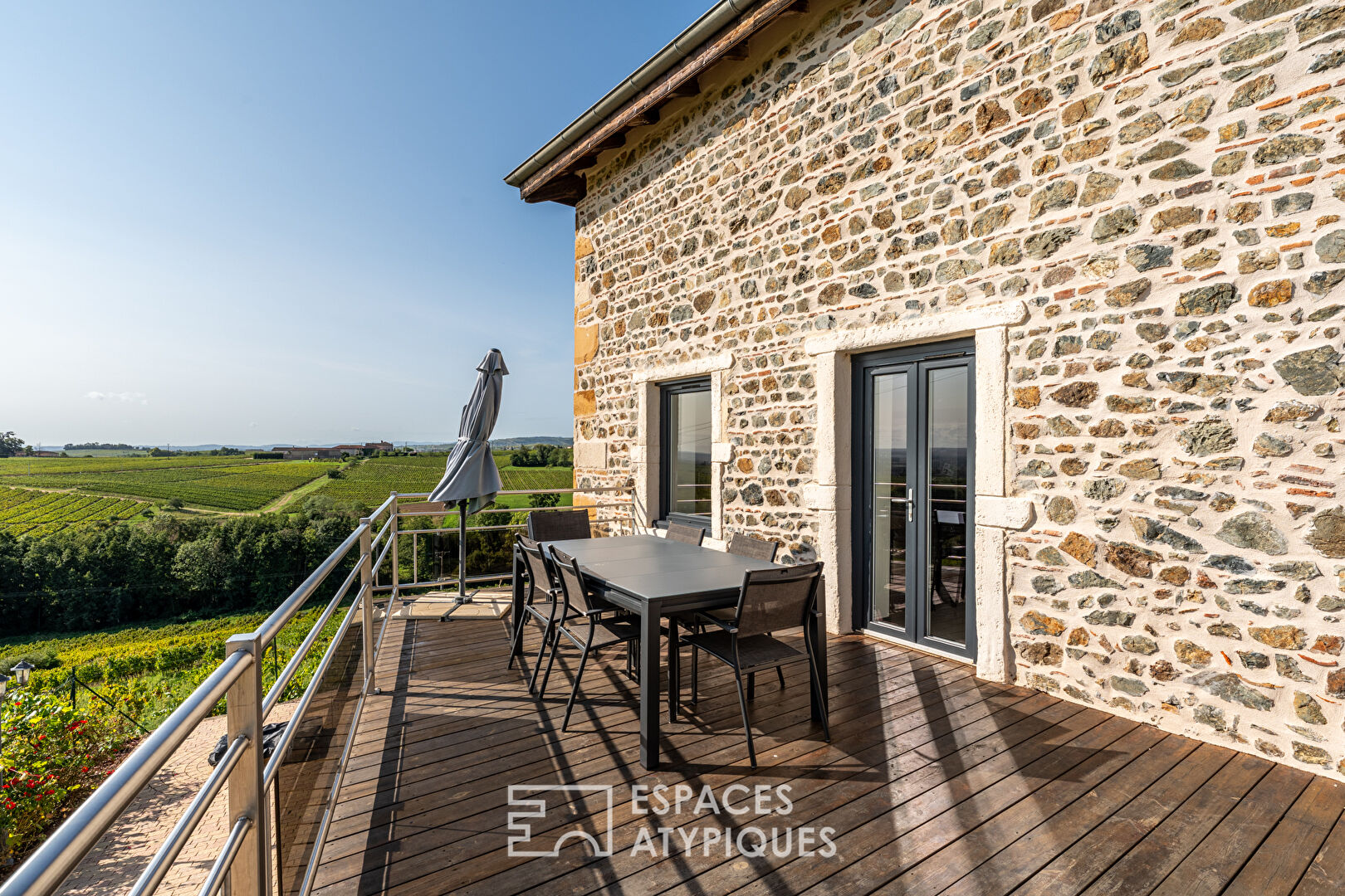 Maison de caractère avec vue imprenable sur les Crus de Beaujolais