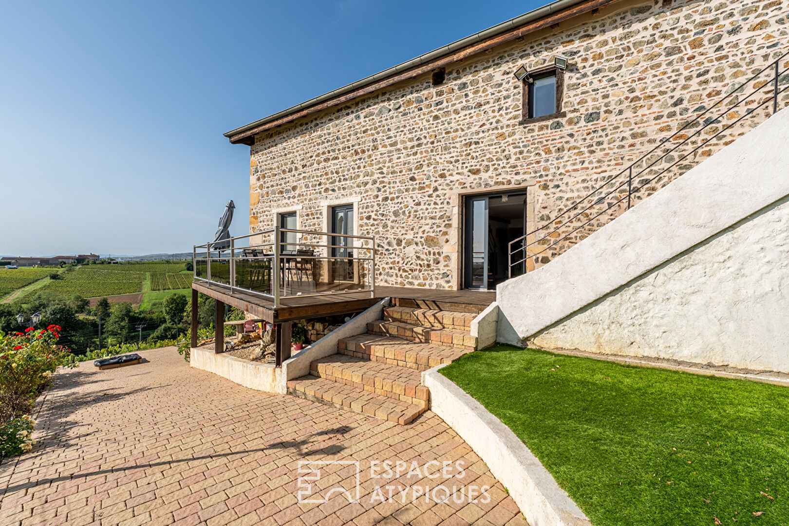 Maison de caractère avec vue imprenable sur les Crus de Beaujolais