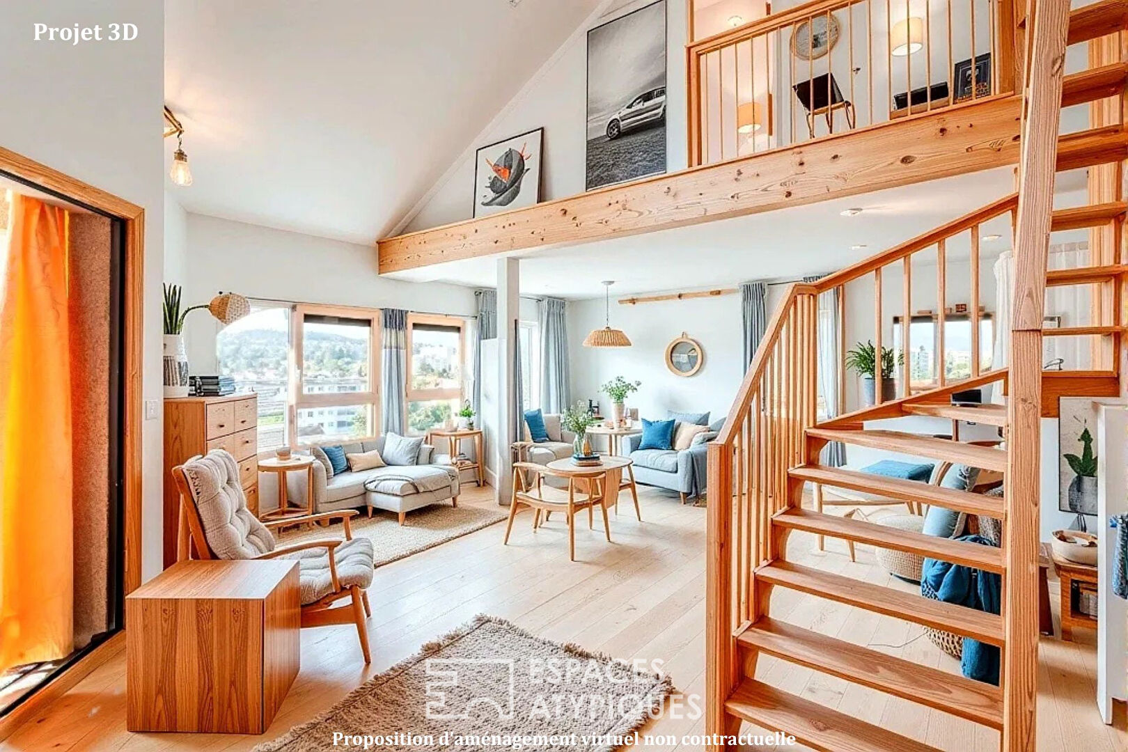 Top floor apartment to modernize