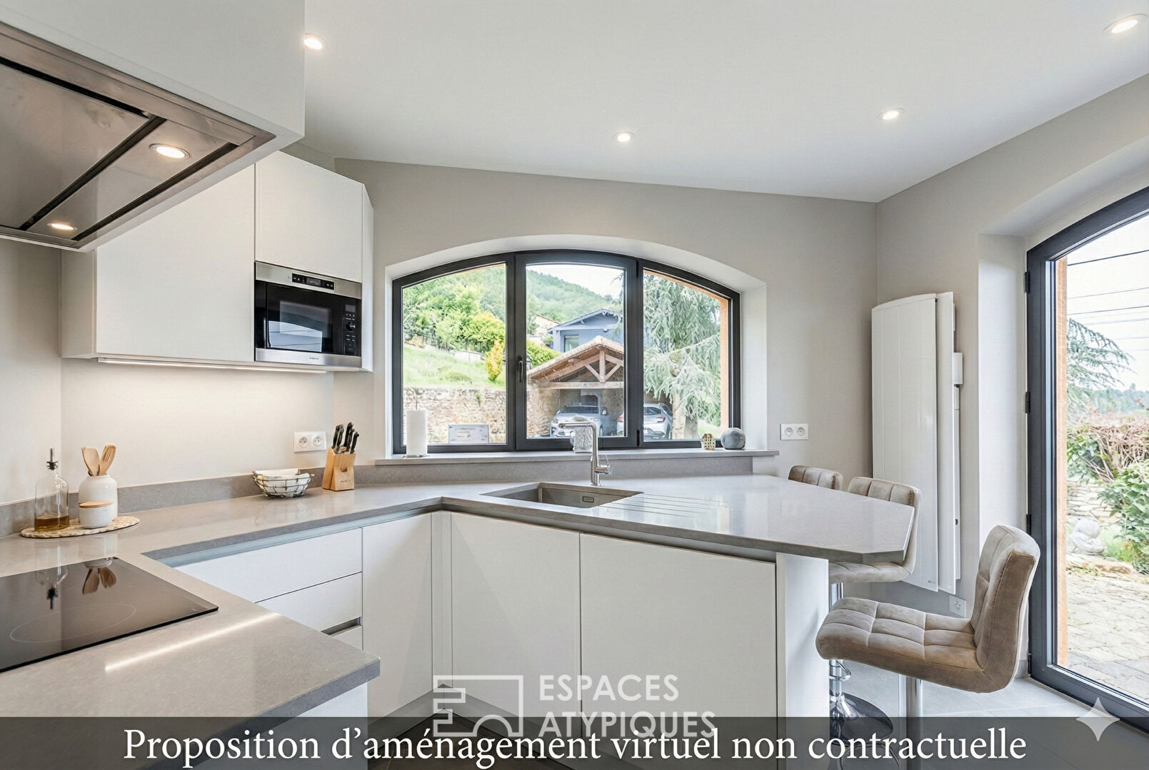 Villa avec piscine et vue sur le Mont-Blanc