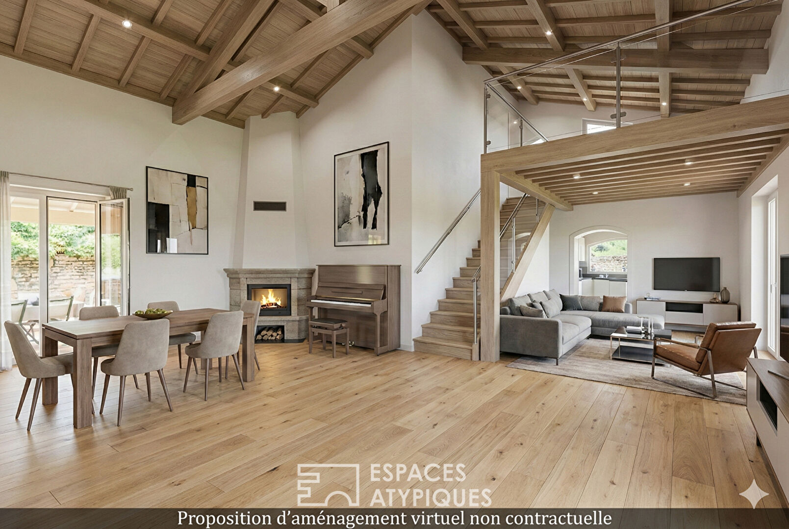 Villa avec piscine et vue sur le Mont-Blanc