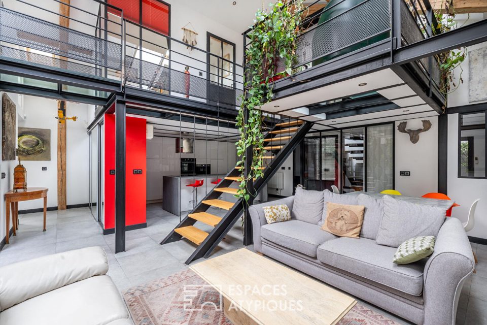 Loft d'exception avec grand Jardin