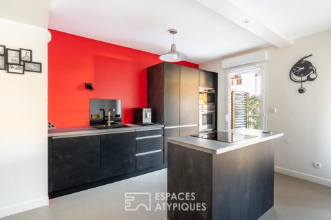 Appartement sur la Place du Promenoir avec garage double et terrasse
