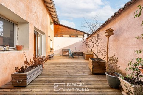 Maison de village confidentielle au pied du mont Brouilly