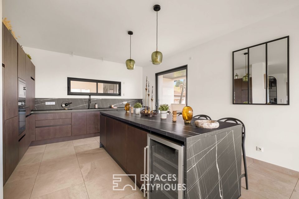 Maison contemporaine lumineuse au coeur du Beaujolais