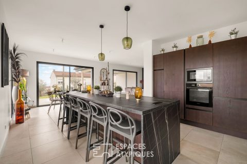 Maison contemporaine lumineuse au coeur du Beaujolais