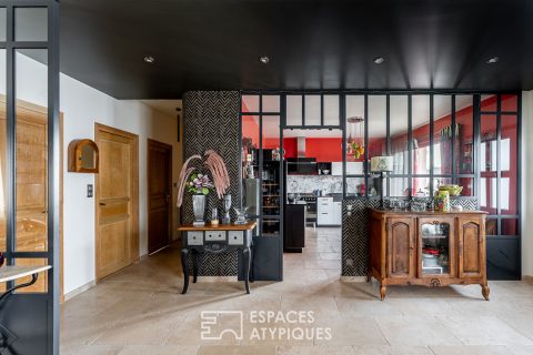 Maison rénovée avec vue dégagée sur la campagne