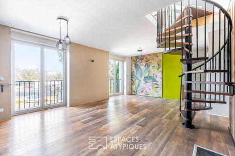 Duplex atypique en centre-ville