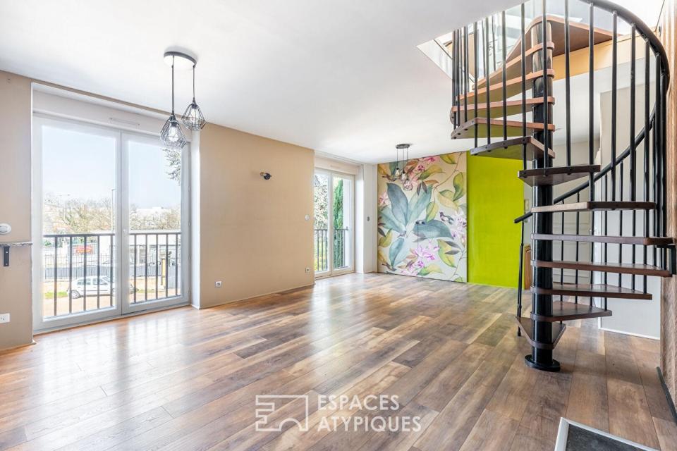 Duplex atypique en centre-ville