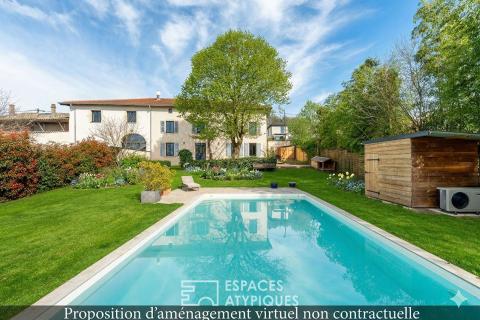 Demeure de caractère avec jardin et piscine