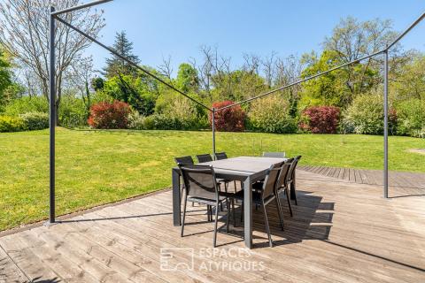 Duplex de charme avec jardin, à deux pas du centre de Villefranche