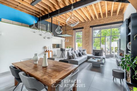 Maison en pierres dorées aux prestations haut de gamme