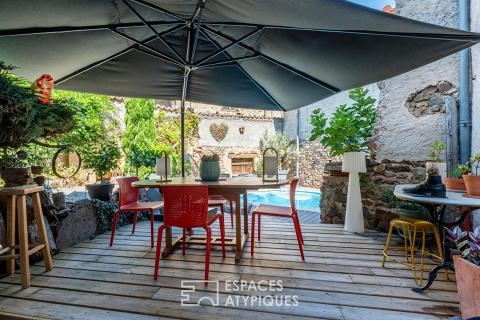 Maison de village de caractère et sa piscine