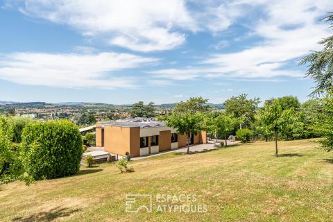 Maison d’architecte entièrement rénovée avec vue panoramique