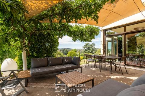 Maison d&rsquo;architecte entièrement rénovée avec vue panoramique