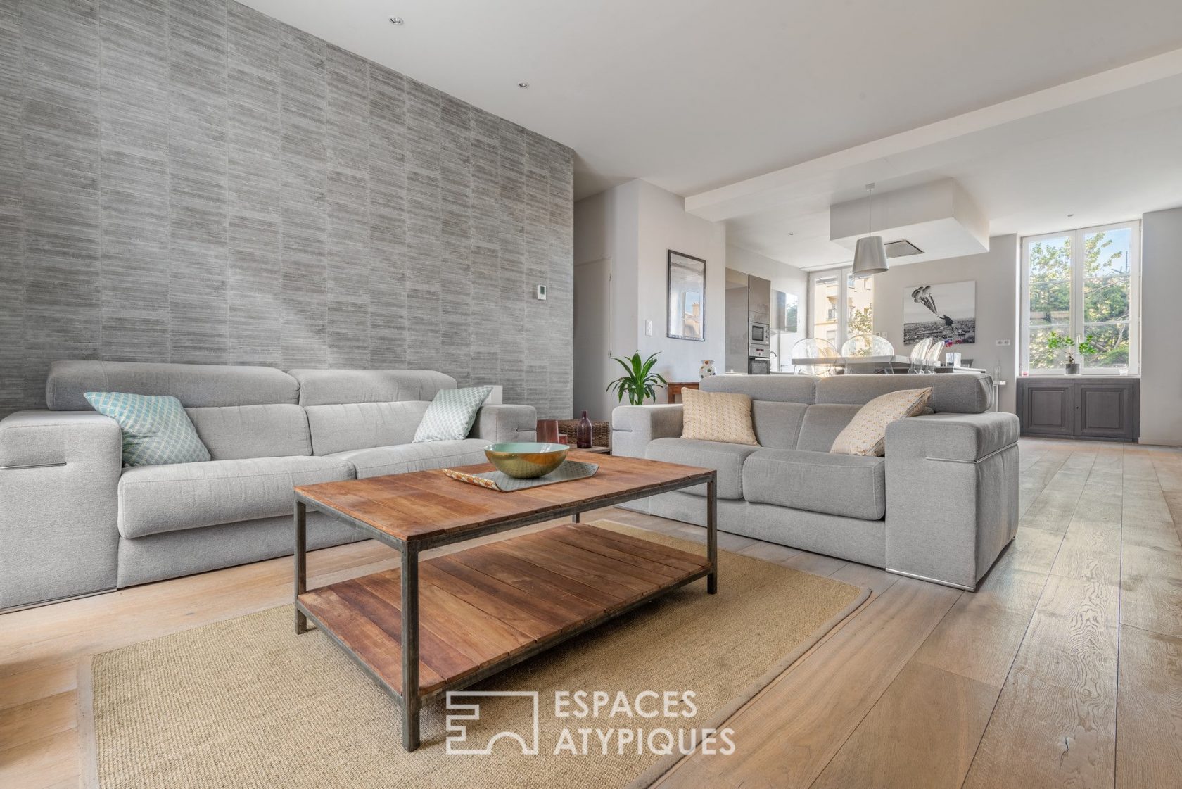 Renovated apartment with balcony