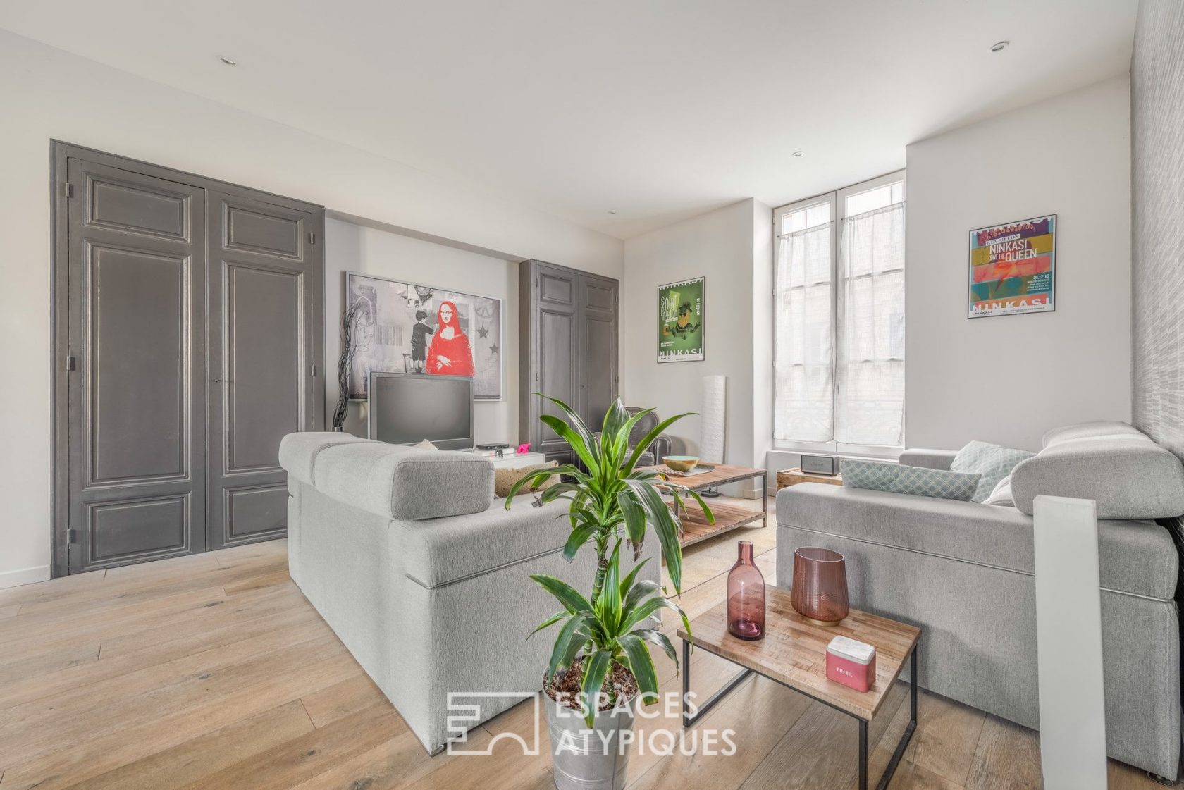 Renovated apartment with balcony