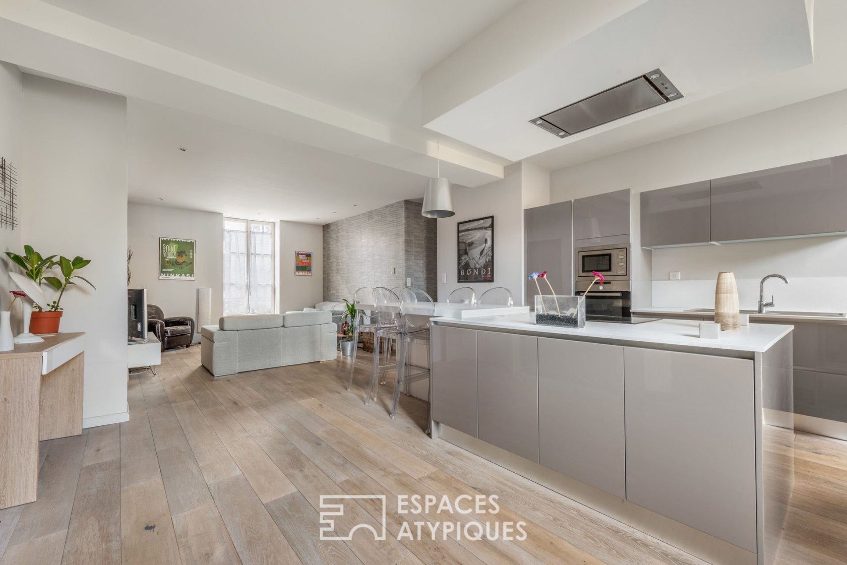 Renovated apartment with balcony