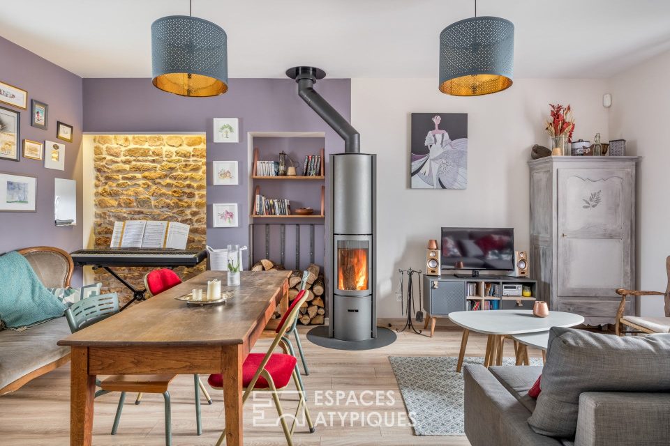 69400 VILLEFRANCHE SUR SAONE - Maison de village avec jardin en pierres dorées au coeur du Beaujolais - Réf. 2261EL_1