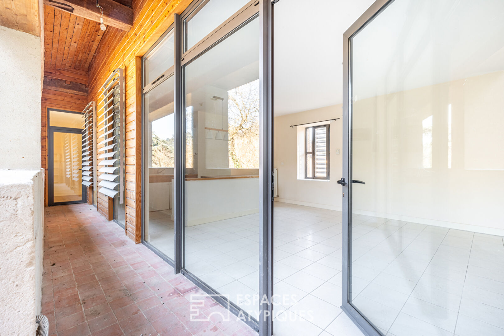 Apartment in the outbuildings of a castle