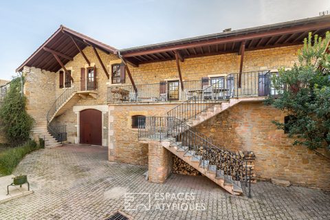 Former rehabilitated winery and its outbuildings