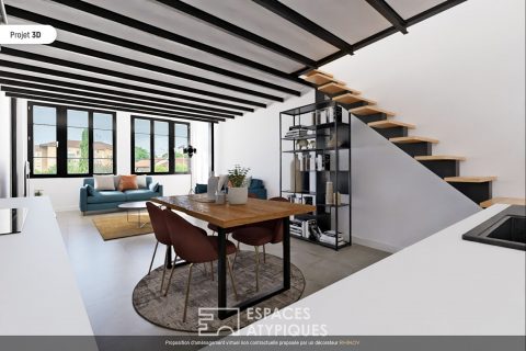 Plateau style loft à aménager dans l’éco quartier