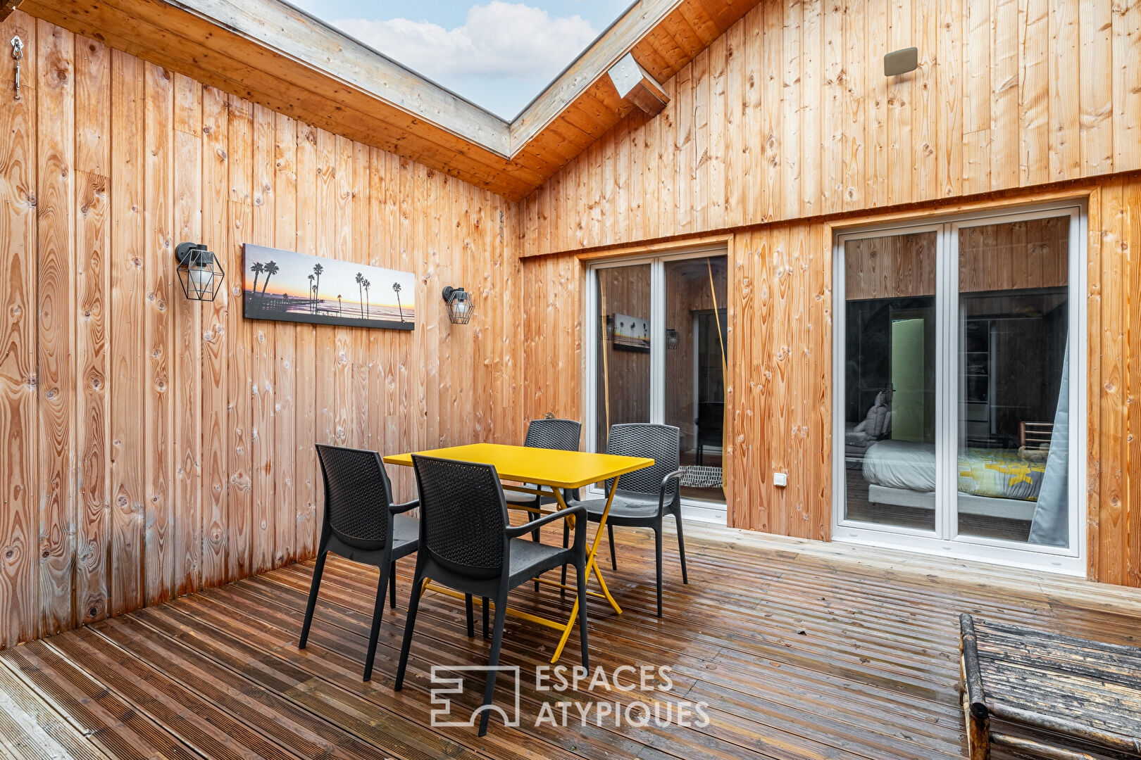 Apartment with open-air patio