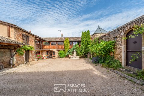 Stone house with independent studio