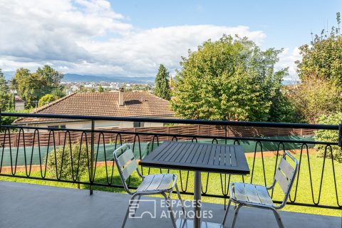 House with view and garden