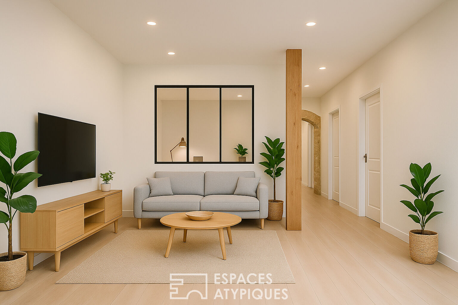 Appartement rénové avec terrasses