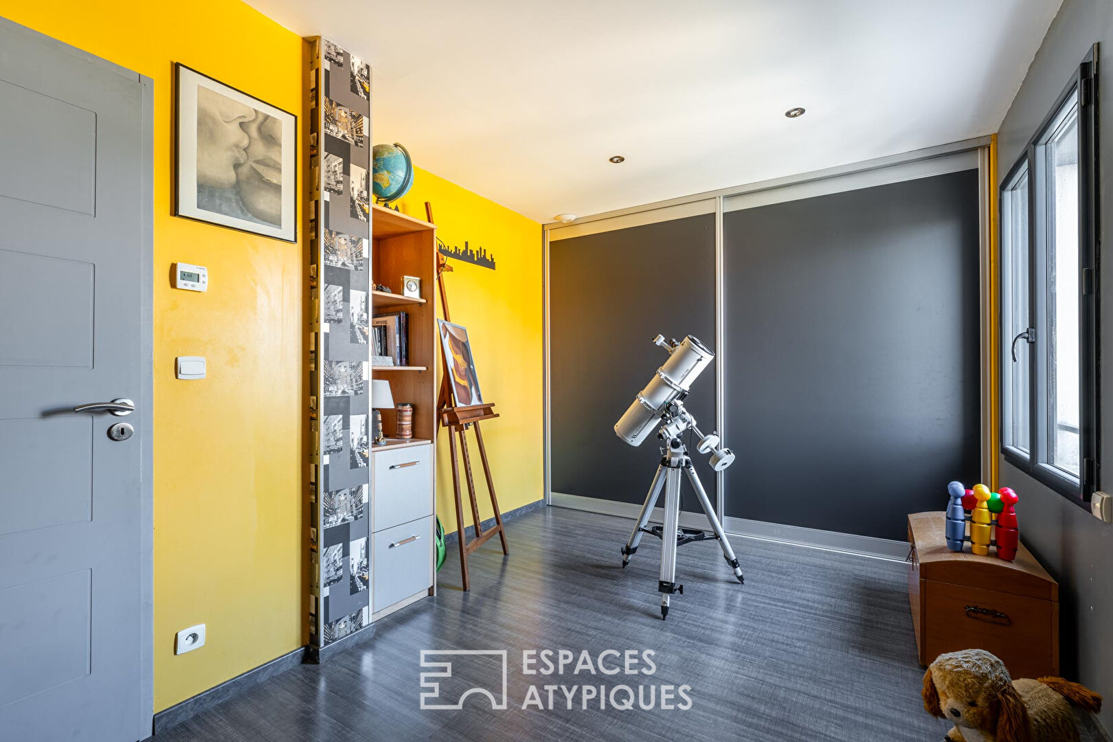 Maison contemporaine sur les hauteurs de Anse avec vue imprenable sur la chaine des Alpes