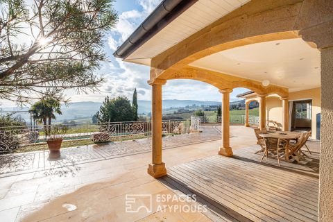 Villa avec vue exceptionnelle sur Cogny