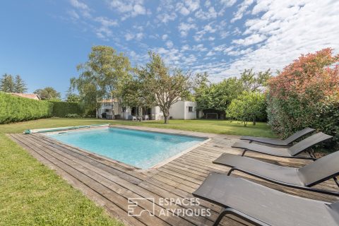 Maison d’architecte avec piscine