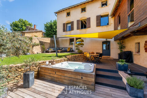 Maison de caractère rénovée avec sa vue dégagée