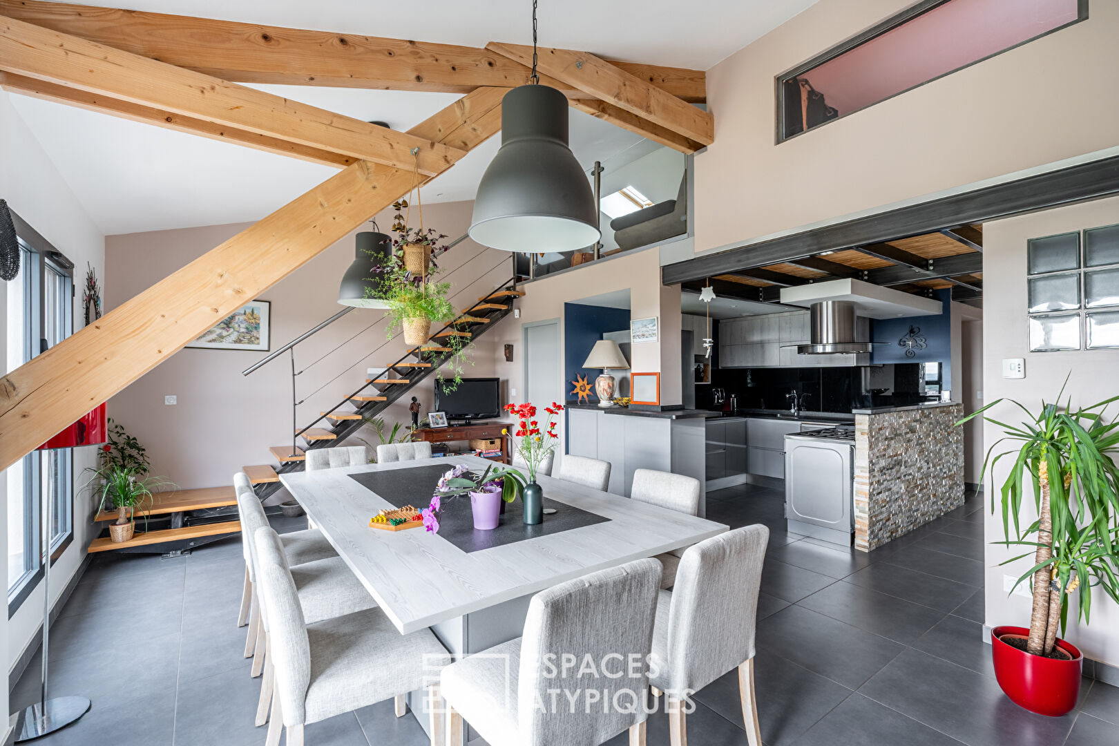 Duplex avec terrasse sur le Mont-Blanc