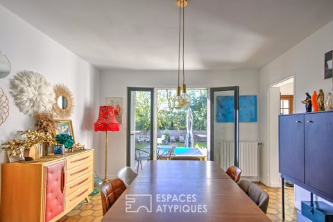 Maison familiale au style provençal en bord de mer.
