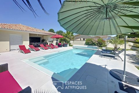 Villa avec maison d’invité au calme absolu
