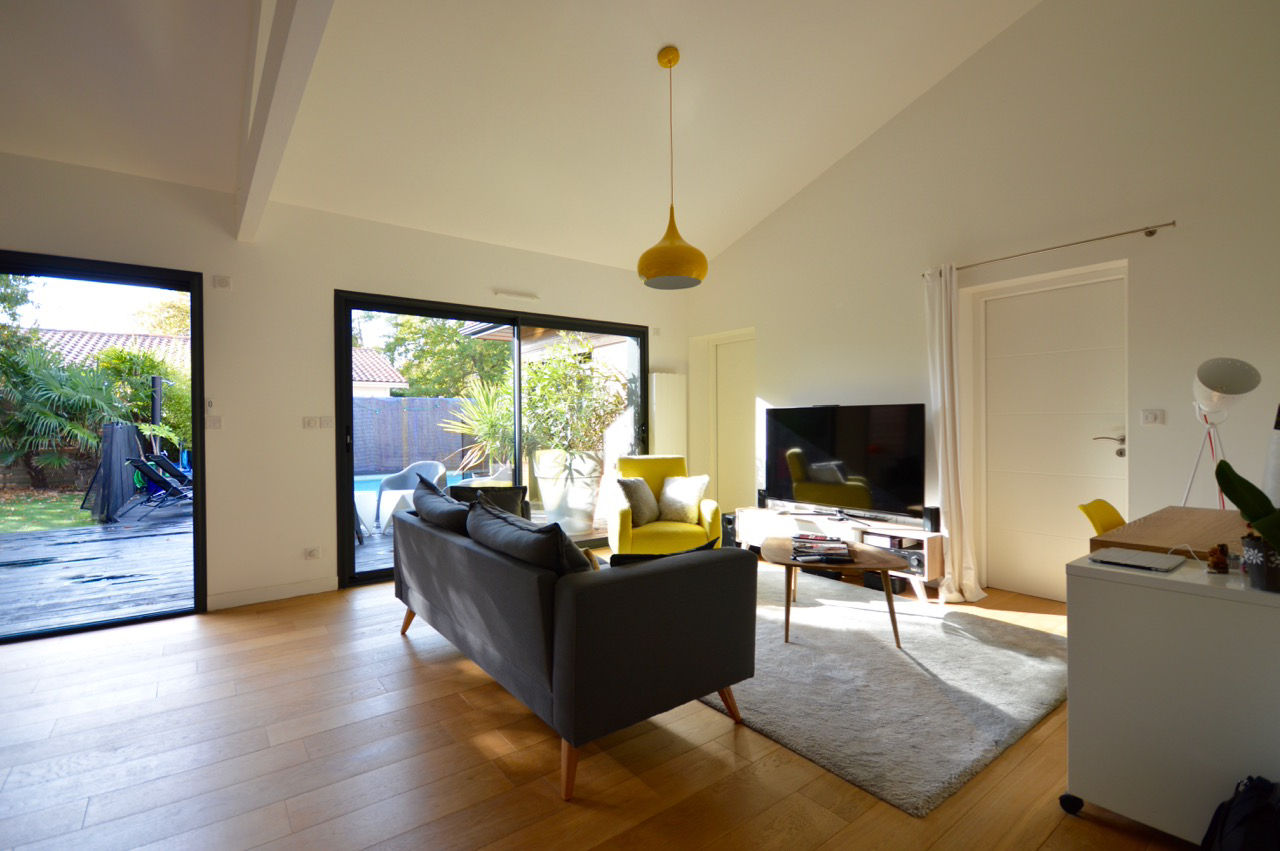 Maison contemporaine Ossature bois 120m2 avec piscine